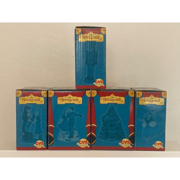 CVS Treasure Nutcracker Mouse Fairy Christmas Tree Ballet 2001 Lot of 5 - Picture 15 of 16
